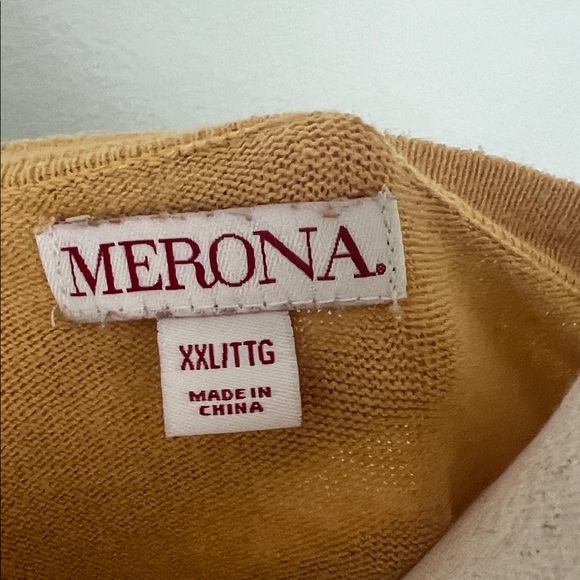 Merona Women's Yellow Cardigan Sweater - Picture 2 of 7